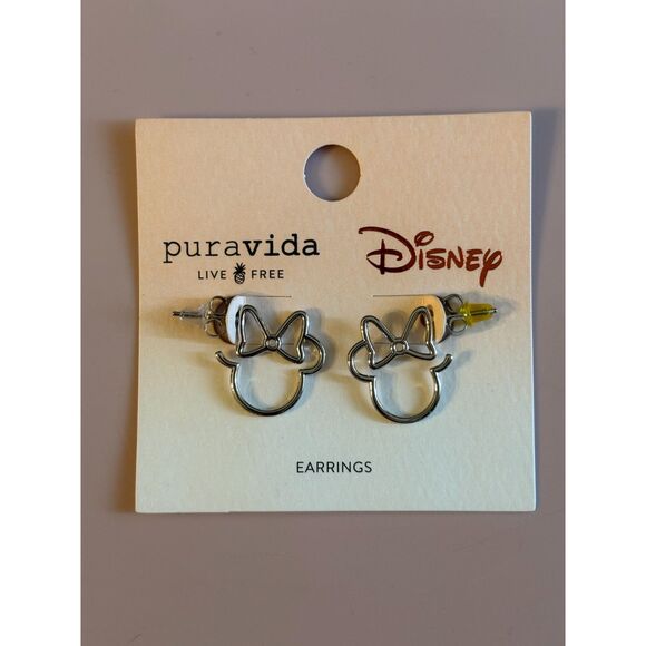 Pura Vida Disney Earrings New - Minnie, Mickey, Daisy Duck - Hoops/Studs - Picture 3 of 7